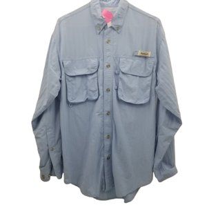 Magellan Vented Button Down Long Sleeve Shirt Sz S